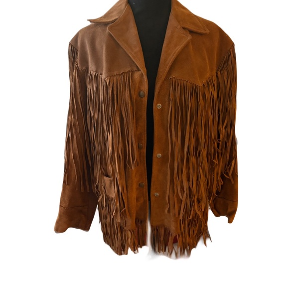 Tregos westwear 100% leather Suede Jacket